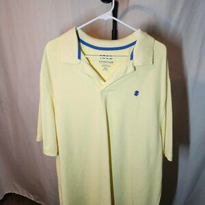 IZOD Polo, 2XL, Yellow